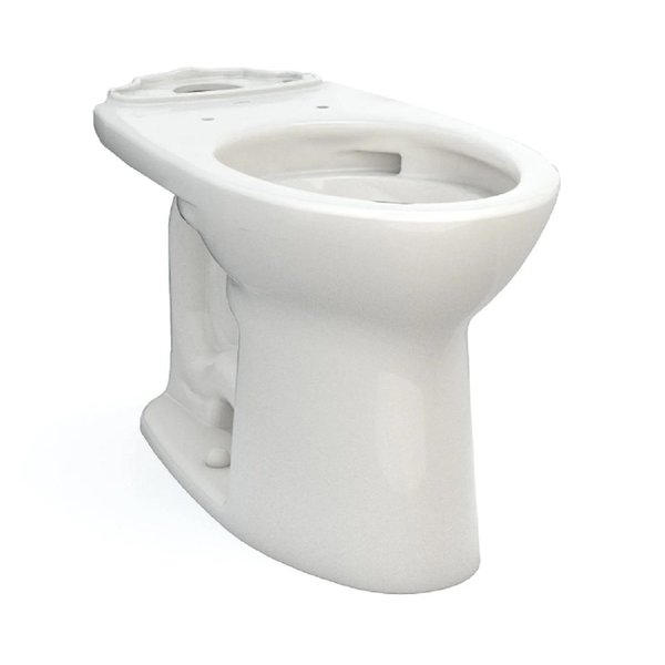 Toto Drake Elongated Universal Height Toilet Bowl Only with Cefiontect, Less Seat, Colonial White C776CEFG#11